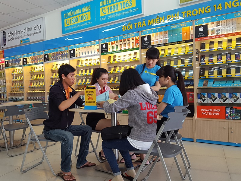 Đánh giá siêu thị Điện Máy Xanh