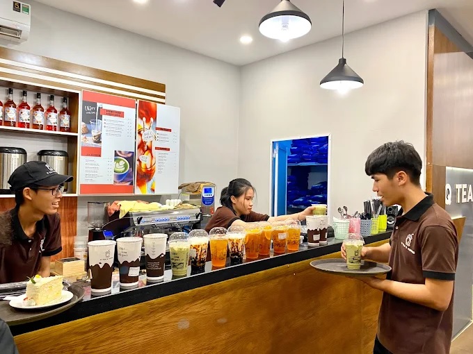 Đánh giá quán trà sữa Q Tea Phan Thiết – Menu Cực Đỉnh, Không Gian “Sống Ảo” Bao Chill